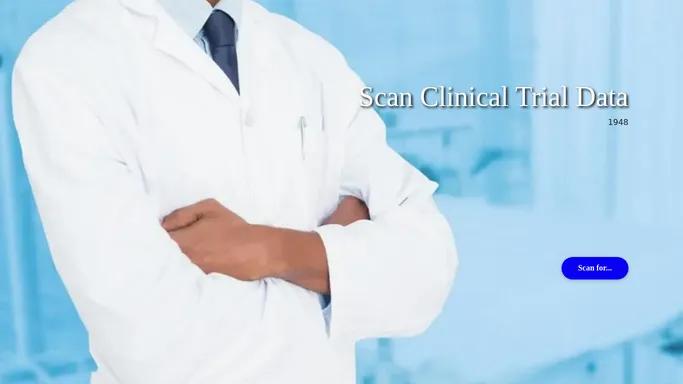 Scan Clinical Trial Data