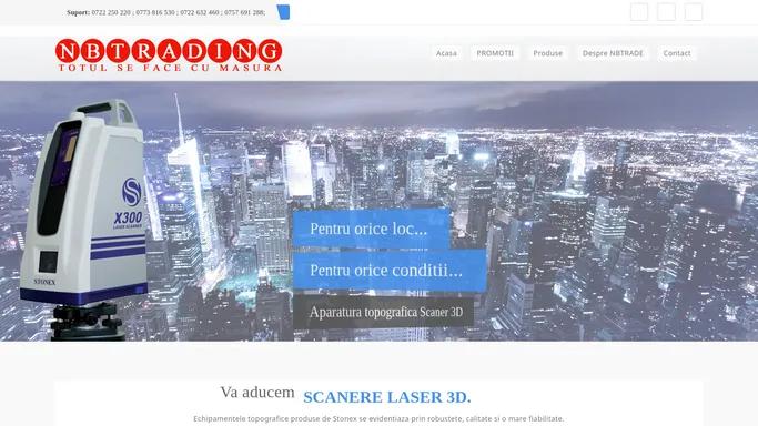 Scannere 3D Laser - Scanner Topografic si Masuratori