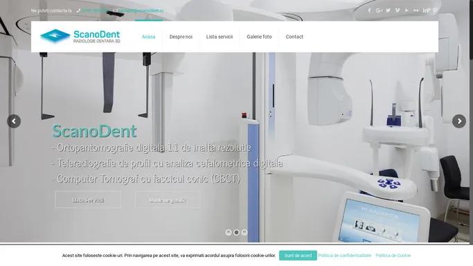 ScanoDent | Radiologie dentara 3D in Radauti | CBCT