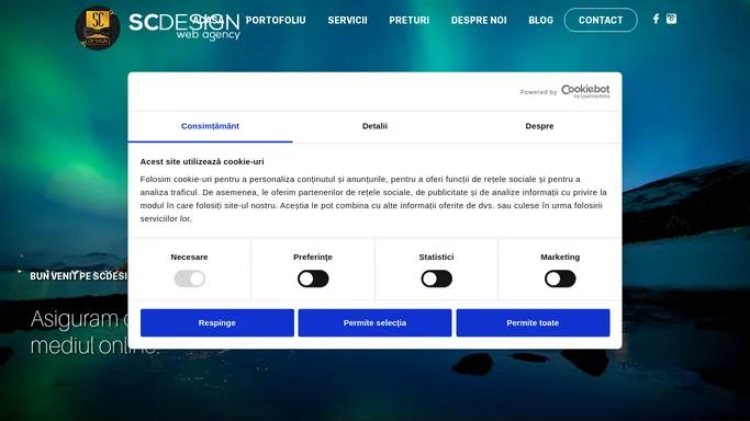 Servicii web design, creare site, creare magazin online, creatie grafica, optimizare seo | SCDesign.ro