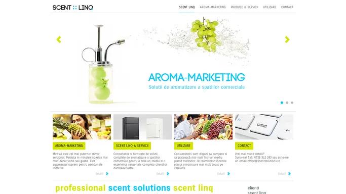 Scent Linq | Odorizant profesional, Aromatizare spatii, Marketing senzorial