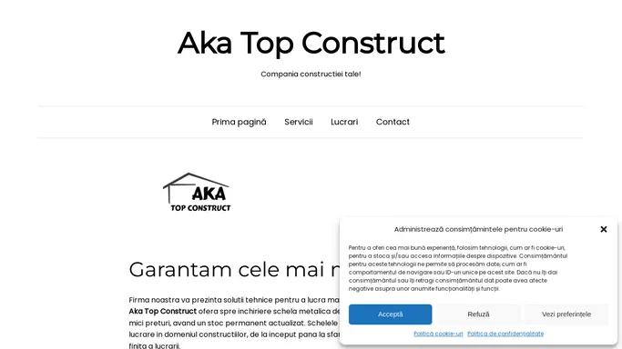 Aka Top Construct – Compania constructiei tale!