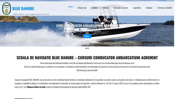 BLUE DANUBE | Scoala de navigatie – cursuri conducator ambarcatiuni agrement