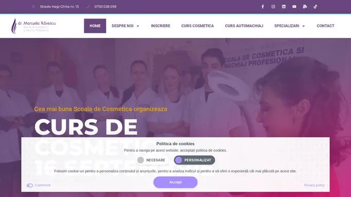 Scoala de Cosmetica si Machiaj Profesional Dr. Manuela Ravescu