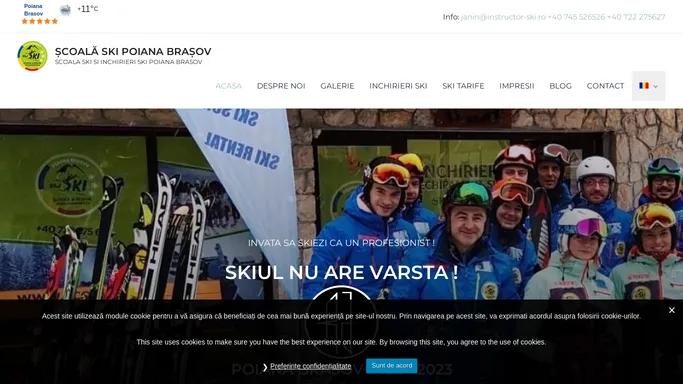 Scoala Ski & Snowboard Poiana Brasov | Lectii ski | Instructori ski atestati