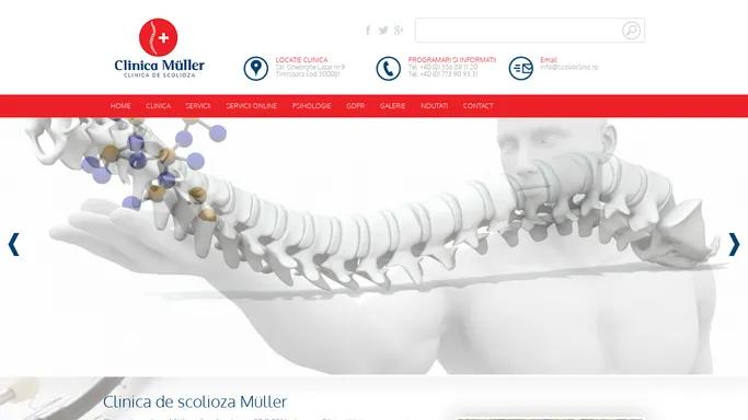 Clinica de scolioza Muller | Timisoara