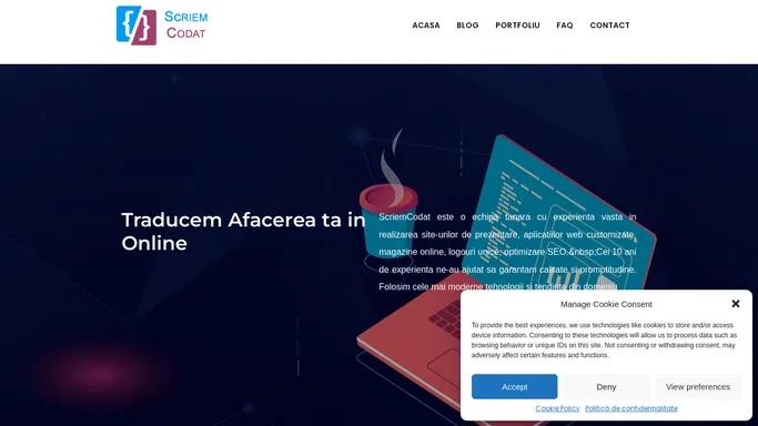 Traducem afacerea ta in online! - Scriem Codat