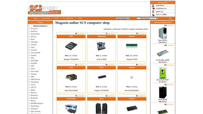 Magazin online SCS computer shop,calculatoare, componente si periferice, magazin calculatoare online - Odorheiu secuiesc