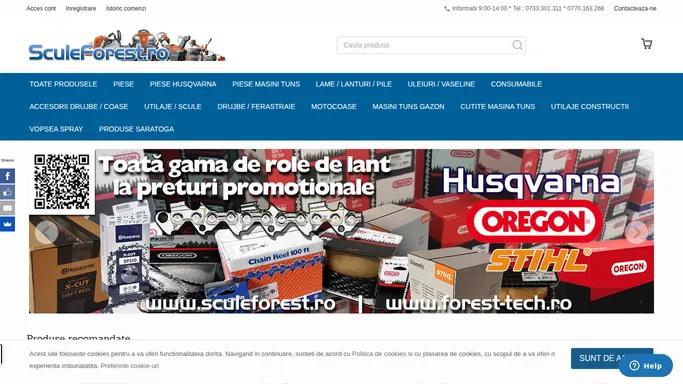 SculeForest - Magazinul tau online de scule si utilaje Husqvarna