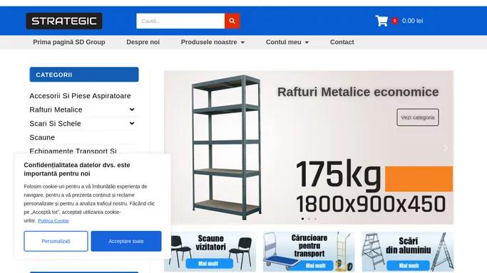 SD Group - Rafturi metalice de calitate la cel mai bun pret. Producator local