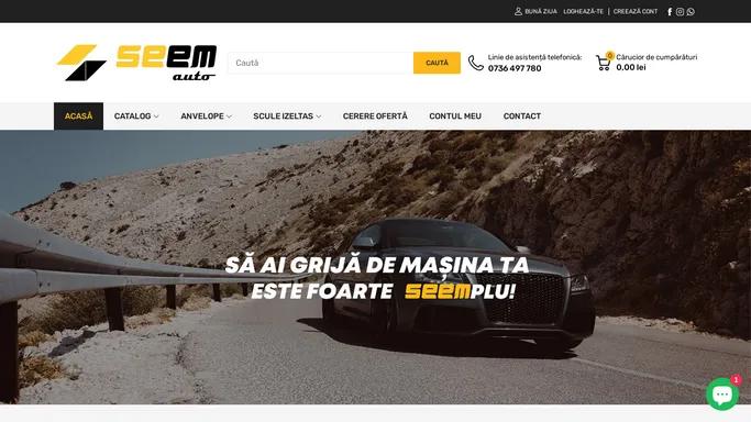 Seem Auto - Sa ai grija de masina ta este foarte seemplu! – SEEM Auto