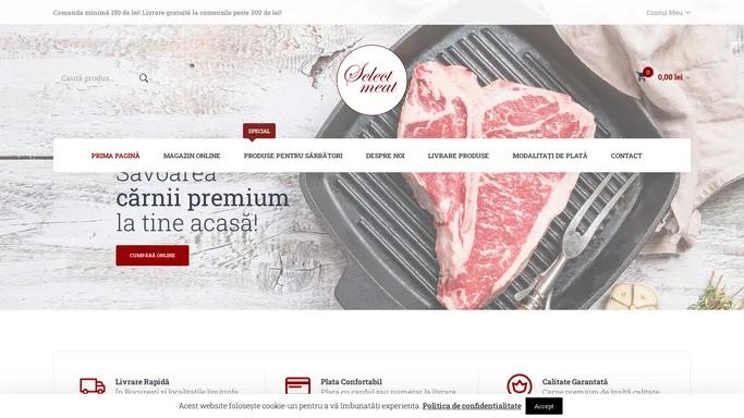 Prima pagina - Selectmeat - Savoarea carnii premium la tine acasa