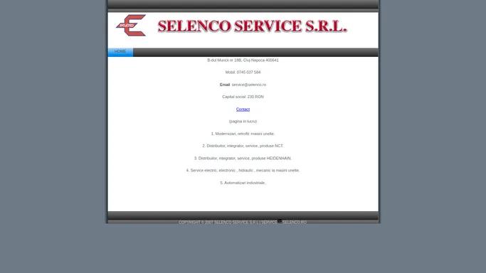 .:: Selenco Service S.R.L ::.