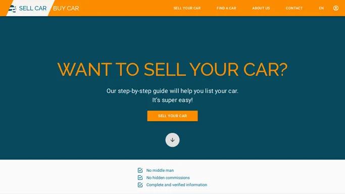 Sell or buy a car – SELLCARBUYCAR.COM