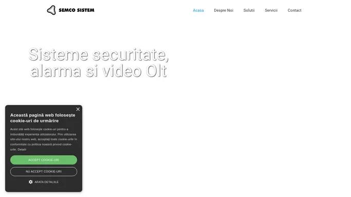 Sisteme securitate alarma si video Olt - SEMCO System