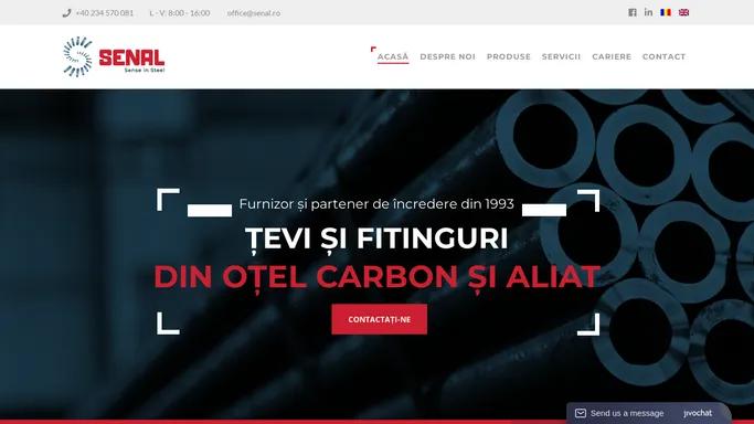 Tevi si fitinguri din otel carbon si aliat