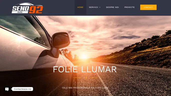 Send92Auto – Folii Auto / Ionizare Geamuri / Folie Faruri / Folie Cladiri