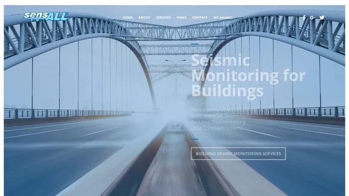 sensAll - Complete Seismic Monitoring Solutions