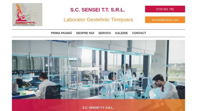 Laborator Geotehnic Timisoara | S.C. SENSEI T.T. S.R.L. | geotehnic