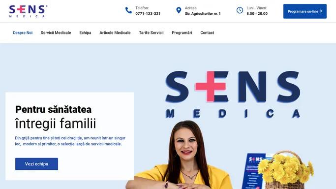 Clinica Sens Medica Cluj-Napoca | Pentru sanatatea intregii familii