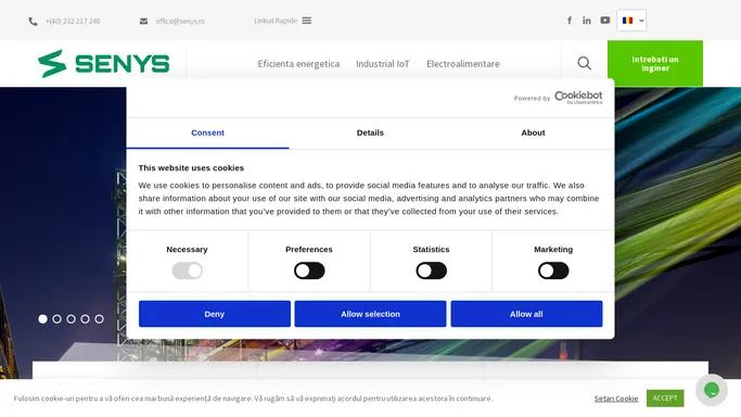Eficienta energetica in industrie - solutii si servicii | Senys