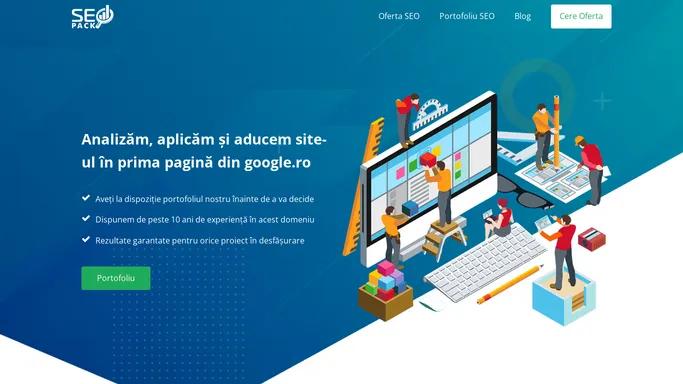 Agentie SEO, Servicii de Optimizare site Online » Seopack