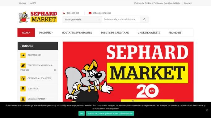 Sephard Market – Materiale de constructii Onesti