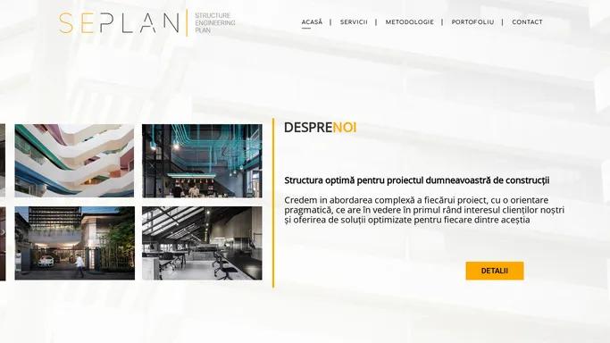 SEplan | Proiectare de structura