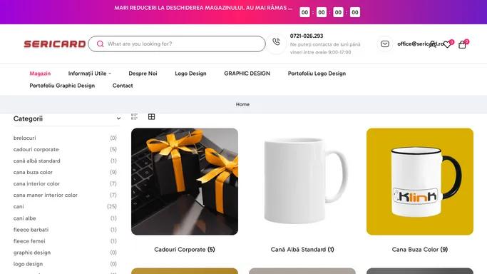 SERICARD – Servicii de tipar si cadouri personalizate