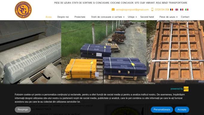 Statii de sortare, Concasoare, Benzi transportoare, Concasor V.S.I. MAG'Impact - Serraglio Giorgio