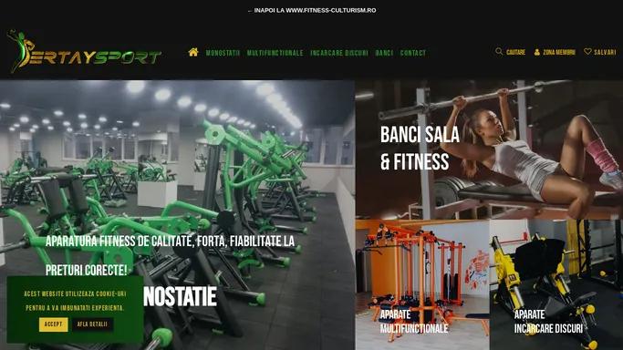 Aparate fitness - Aparatura fitness - Sertay Sport