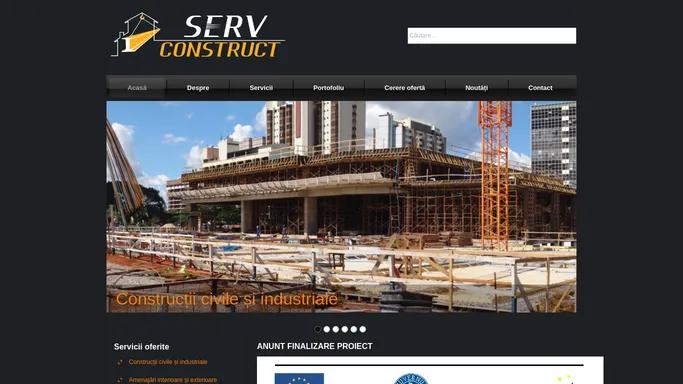 Constructii civile si industriale - Serv Construct