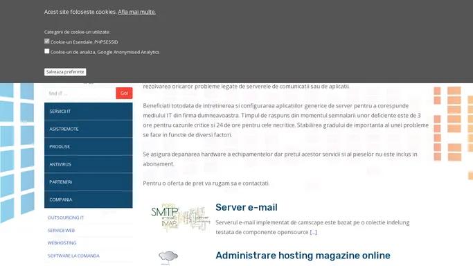 Administrare Servere - Servicii IT | camscape.ro
