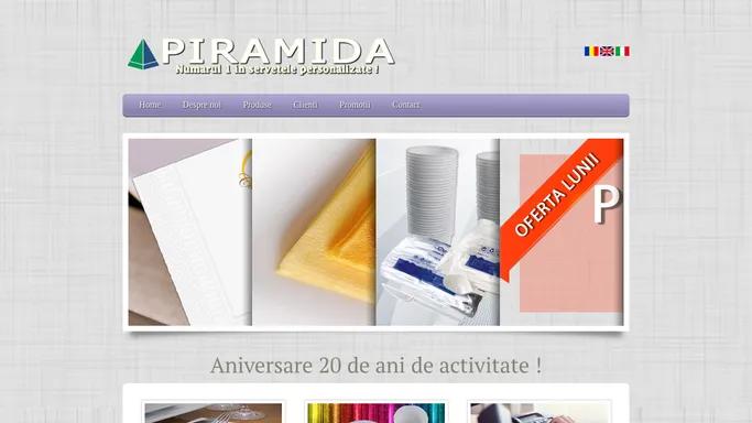 Servetele Personalizate - Producator Piramida - Consumabile HoReCa