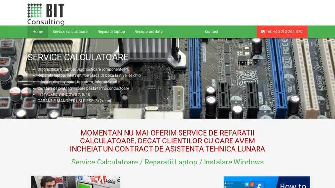 Service Calculatoare / Reparatii Laptop