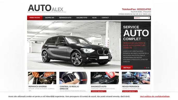 Service Auto Alex | Magazin piese auto si service auto multimarca in Iasi