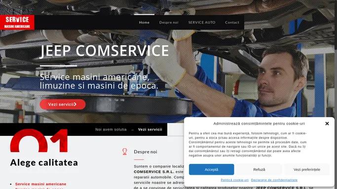 Jeep Comservice SRL – service masini americane, service masini de epoca, service limuzine, dezmembrari masini americane, mecanica auto, electrica auto, service hummer, service bentley, service chrysler, service ford, service dodge, service gmc, service ferari, schimb ulei, tester dedicat Generak Motors, tinichigerie, tester diagnoza, reparatii sistem climatizare, reparatii electrice, reparatii masini americane, montaj instalatii audio, vopsitorie, diagnoza, tester dedicat Chysler