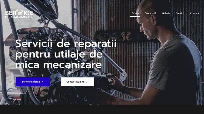 ServiceMicaMecanizare.ro – reparatii utilaje mica mecanizare