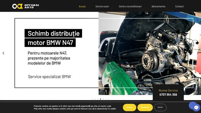 OPTIMAL auto - service specializat BMW Arad