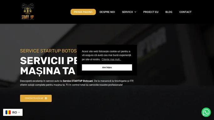 Service STARTUP Botosani - Prima pagina