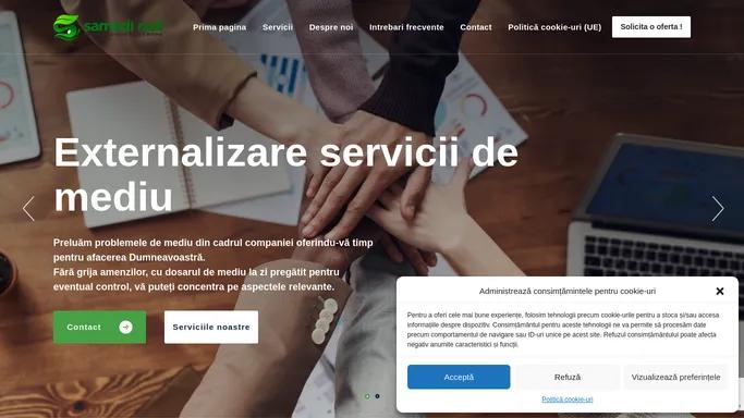 Servicii consultanta mediu