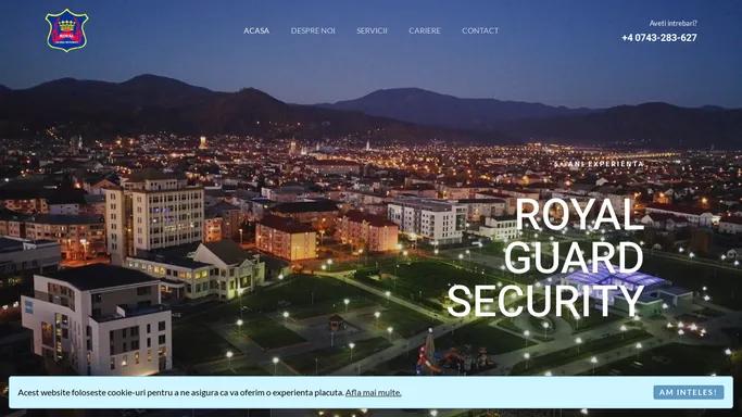 Royal Guard Security SRL - Firma de Paza si Protectie