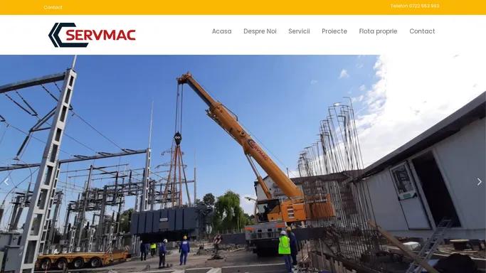 Servmac – Inchirieri macarale Timisoara