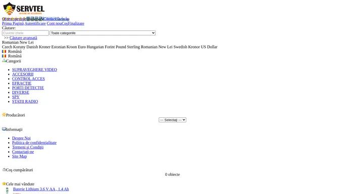 ServTel - Sisteme de Securitate