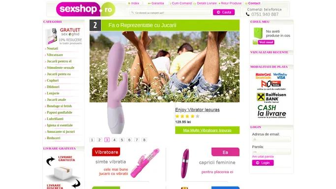 SexShop.ro - Livrare Gratuita si Discreta*, Sex Shop Online