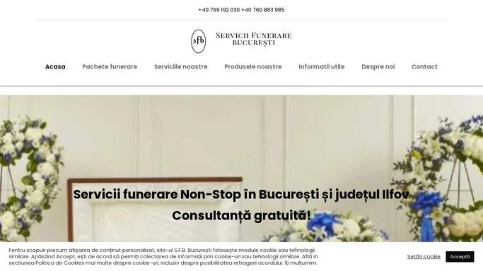 Servicii funerare complete | Pompe funebre Bucuresti | SFB