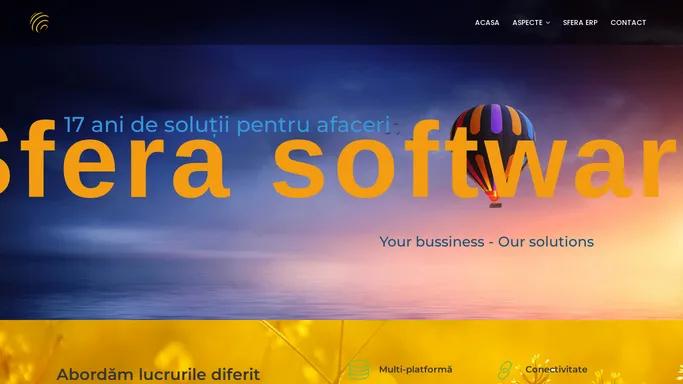 Sfera Software — Bussiness Solutions