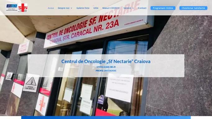 Centrul De Oncologie Sf Nectarie | Craiova