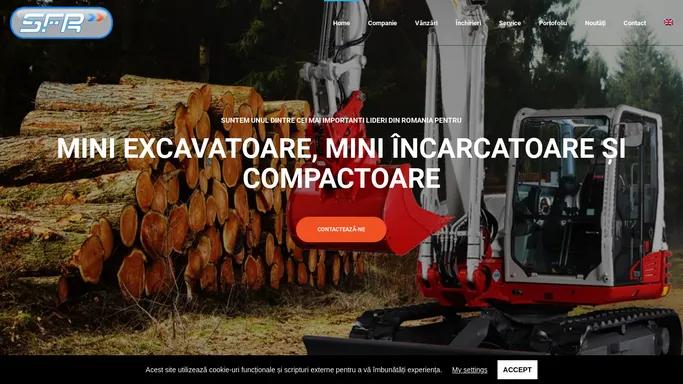 SFR Miniexcavatoare - Reprezentanta Takeuchi Romania