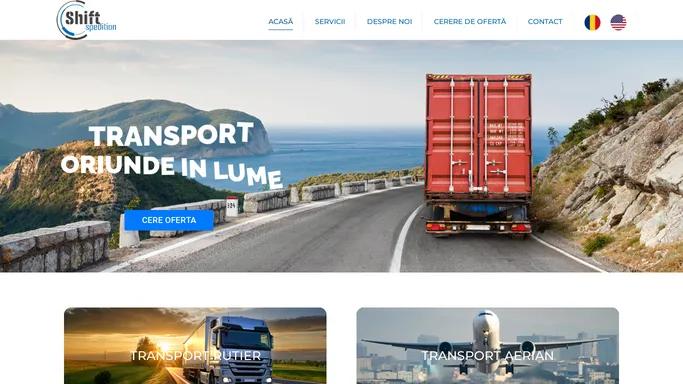 ShiftSpedition – Partenerul tau pentru logistica de calitate